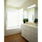Westinghouse Fixture Wall 75W 2-Light LowProfile White Base White Ceramic RectanGlasse Glass 6640300 - alternate 2
